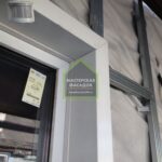 Фото. Обшивка сайдингом гаража и входной группы, Кировский р-он гор. Волгоград
